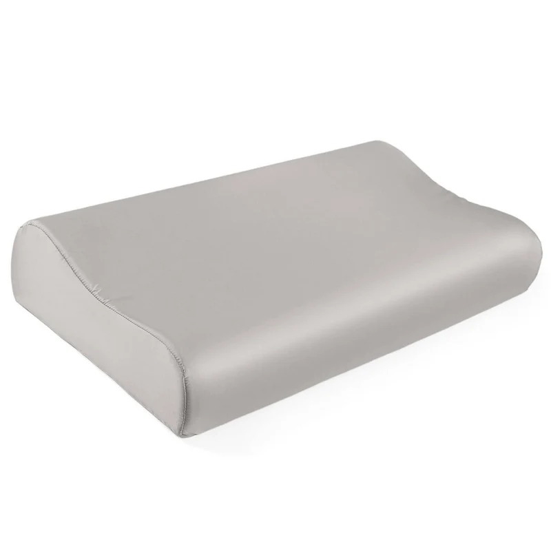 Seiden Kissenbezug für Kontur Kissen – Grau 50x30x10/7 cm