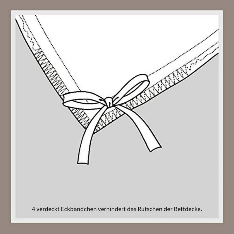 Satin Bettwäsche Set 200x200cm Weiß – Luxus & Glanz