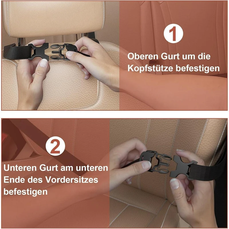 Autositz Organizer mit Tablet-Fach & 10 Taschen – Schwarz