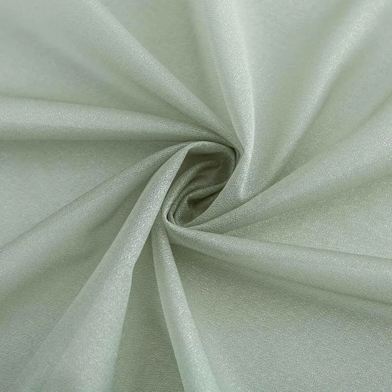 Chiffon Tischläufer Salbeigrün 400cm x 75cm, elegant & durchscheinend