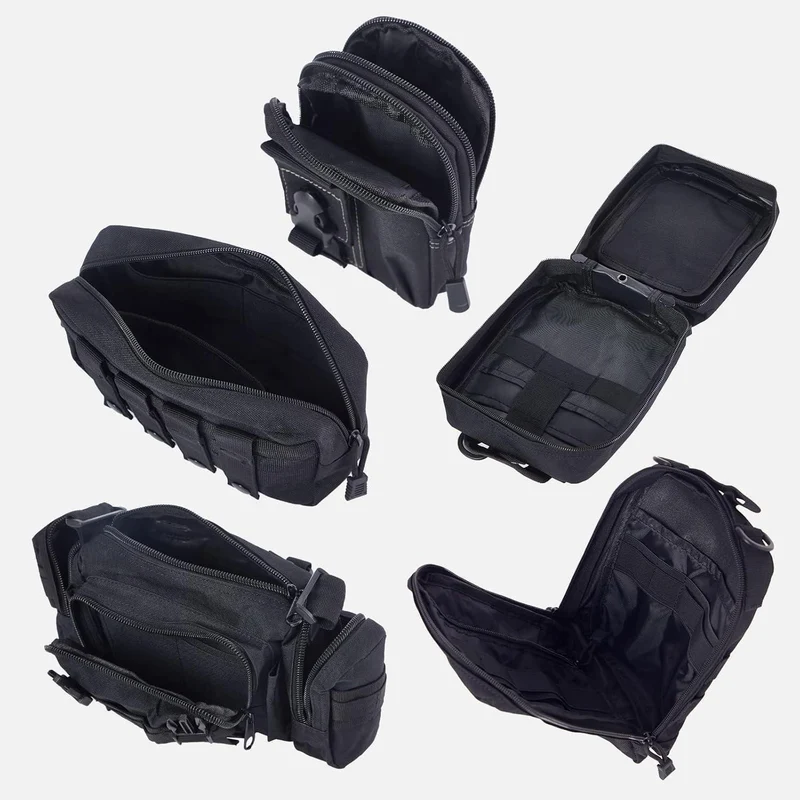 Taktischer Autositz Organizer mit 5 Molle Taschen – Rücksitz Ordnungssystem