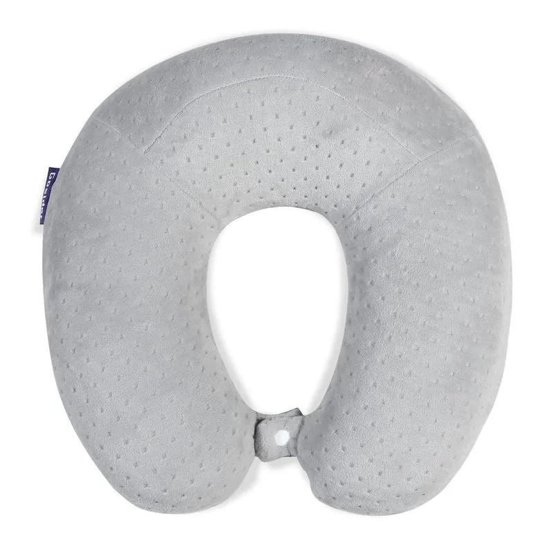 Reisekissen Nackenkissen Memory Foam Grau – Flugzeug, Auto, Zuhause