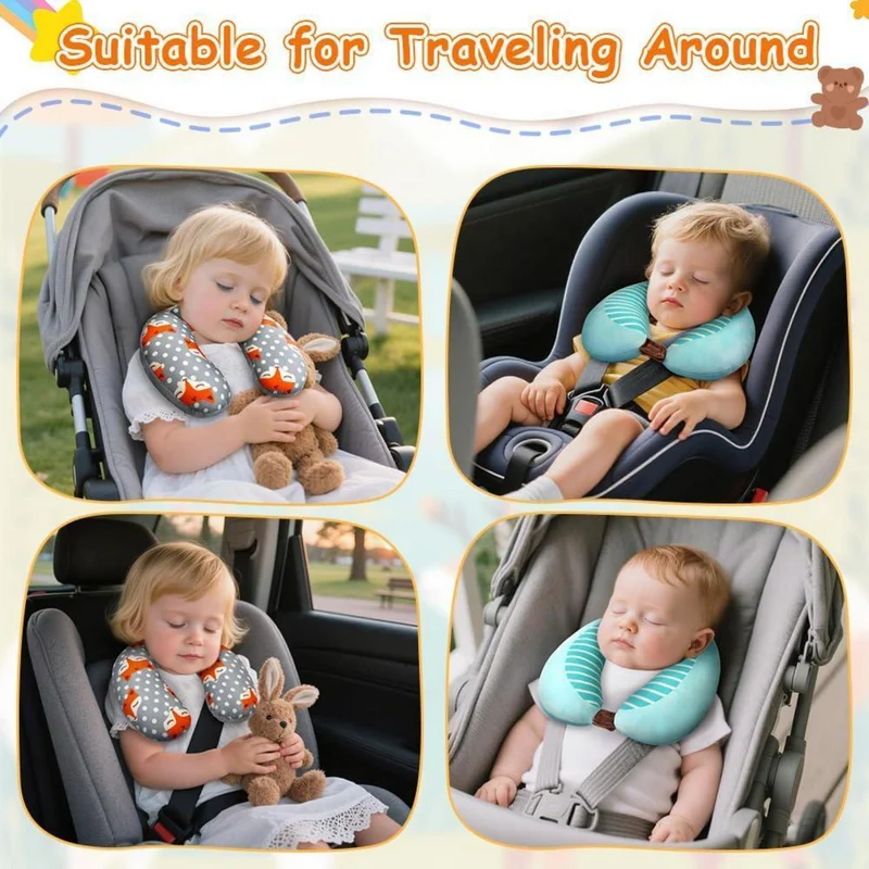 Nackenkissen Kinder – Ergonomisch & Sicher für Auto, Flugzeug & Co.