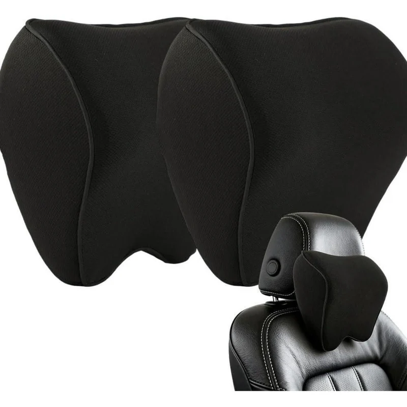 Auto Nackenkissen mit Memory Foam & Verstellbarem Gurt