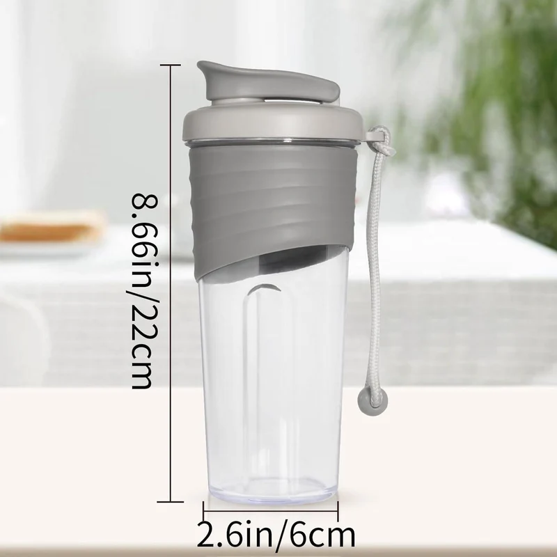 Protein Shaker 700ml Tritan Flasche BPA-free Silikongriff