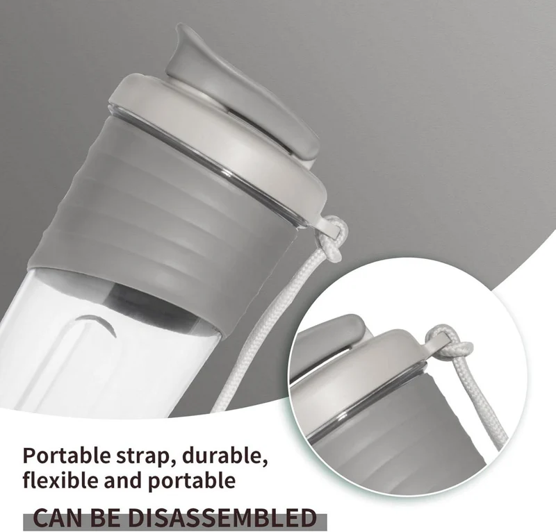 Protein Shaker 700ml Tritan Flasche BPA-free Silikongriff