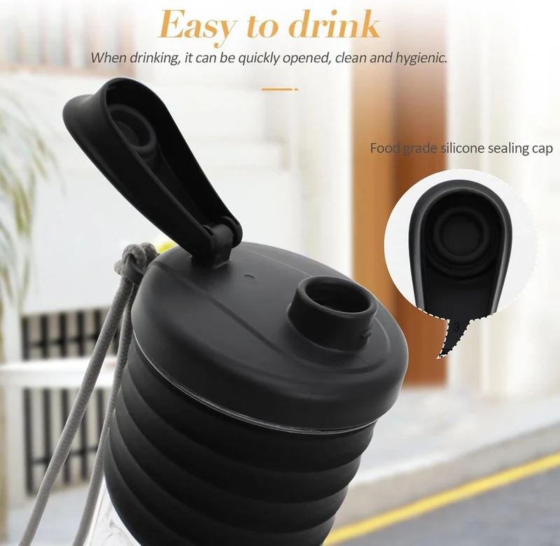 Premium Protein Shaker 700ml Schwarz - Auslaufsicher & Edles
