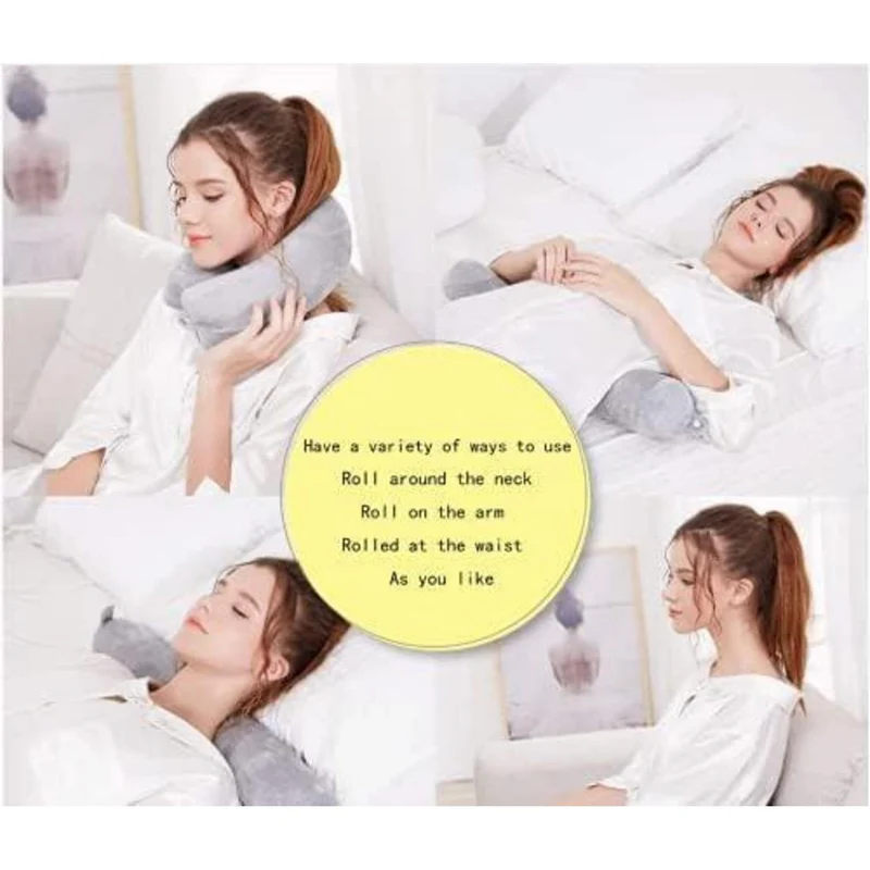 Reisekissen Memory Foam – Nackenstütze für Flugzeug, Zug & Auto
