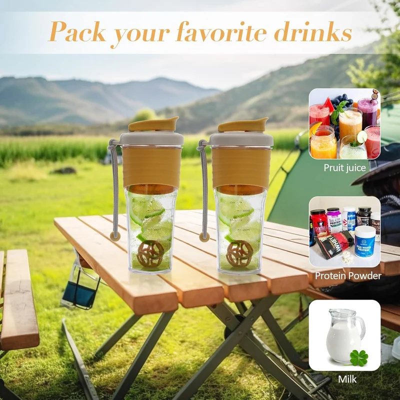 Premium Protein Shaker - Hochwertiges Design, Leicht zu