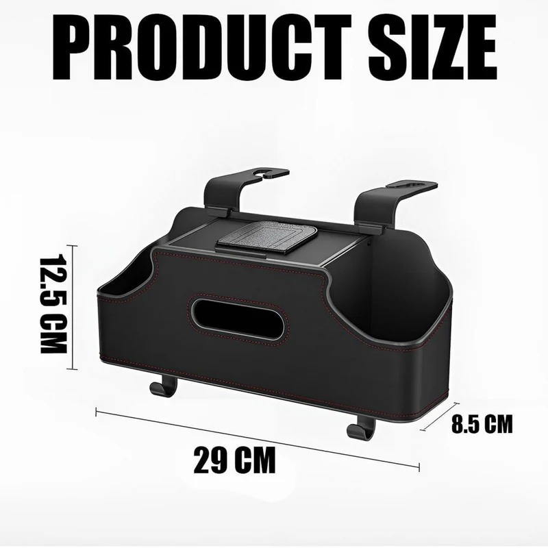 Auto Rücksitz Organizer mit Becherhaltern & Haken